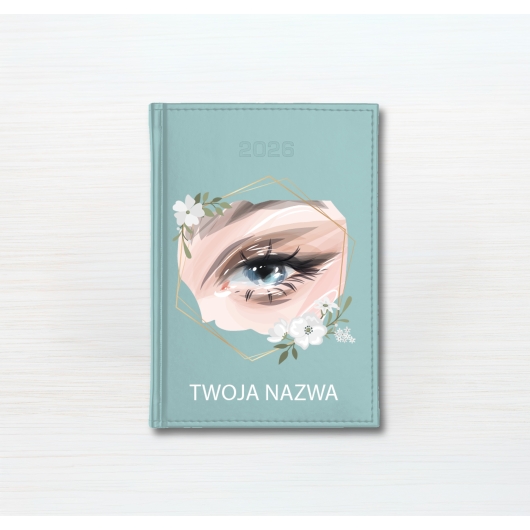 Kalendarz dzienny A5 A4 dla stylistki rzęs