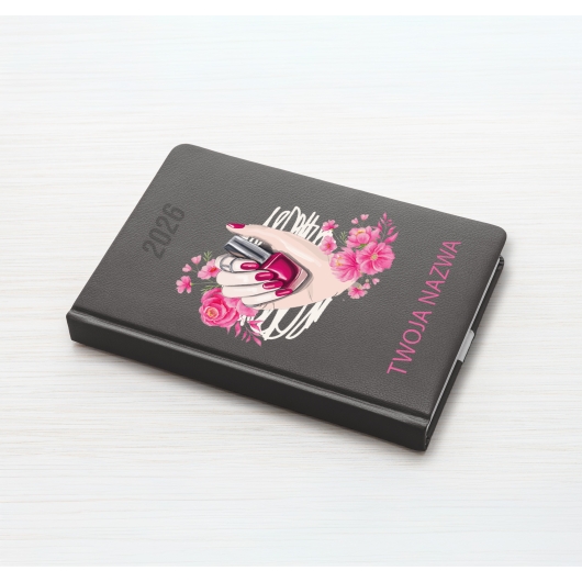 Kalendarz dzienny A5 A4 dla stylistki paznokci