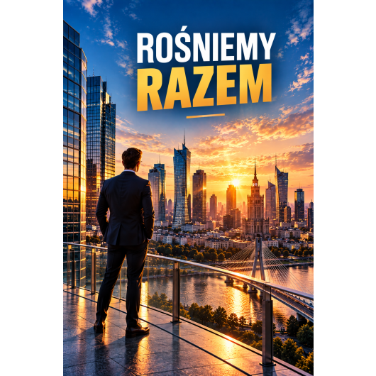Plakat - Rośniemy razem