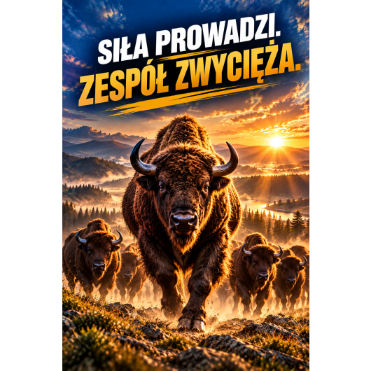 Plakat - Siła prowadzi