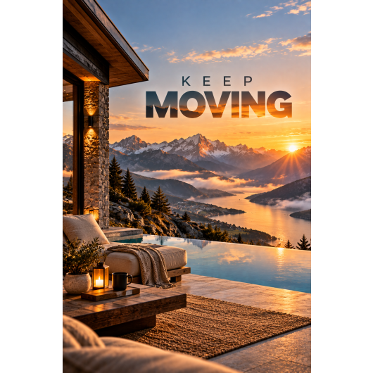 Plakat - Keep moving