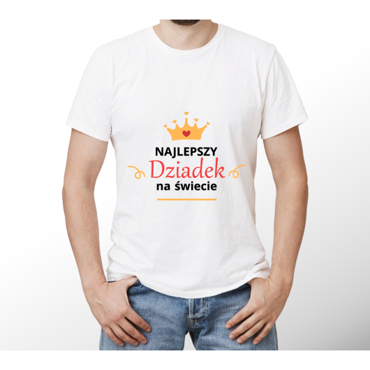 T-shirt męski - prezent dla dziadka
