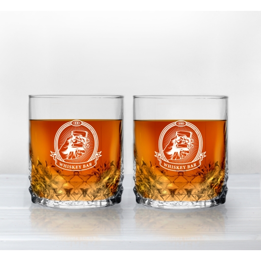 Szklanki Valse do whisky z grawerem