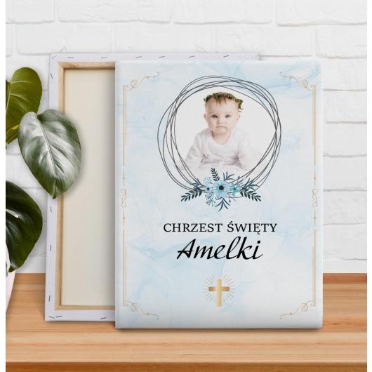 Druk na płótnie - prezent z okazji Chrztu