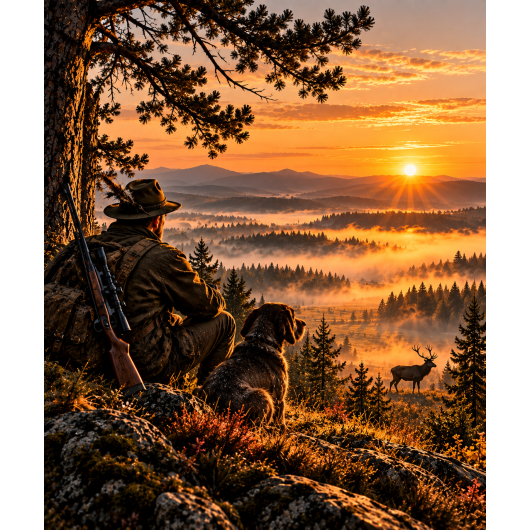 Plakat - Tropem jelenia