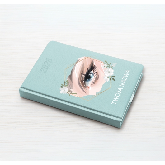 Kalendarz dzienny A5 A4 dla stylistki rzęs