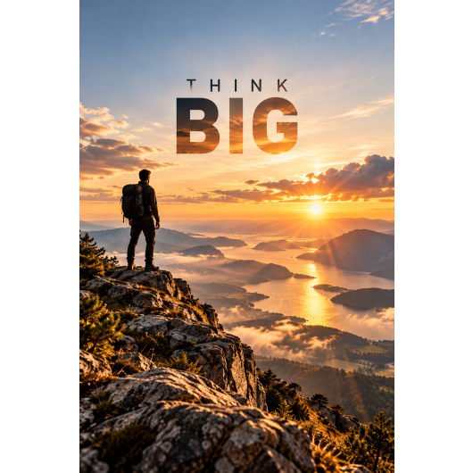 Plakat - Think big