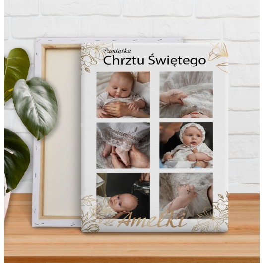 Druk na płótnie - prezent z okazji Chrztu
